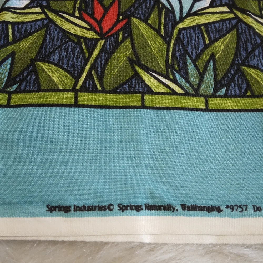 FABRIC PANEL "The Lord In My Shepherd 1 Ydx42 In Makes Lap Quilt Or Wall Hanging - Picture 10 of 11